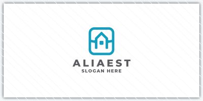 Letter A Real Estate Logo