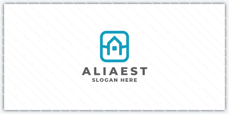 Letter A Real Estate Logo