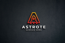 Rocket Launch Letter A Logo Screenshot 1