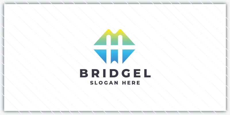 Abstract Modern Bridge Logo