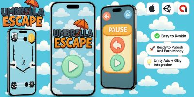 Umbrella Escape - Unity Source Code