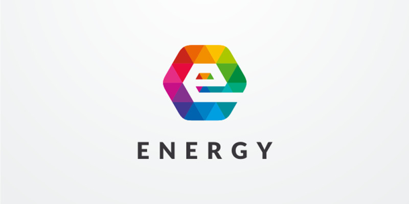 Letter E Hexagon Colorful Logo Design Vector v23