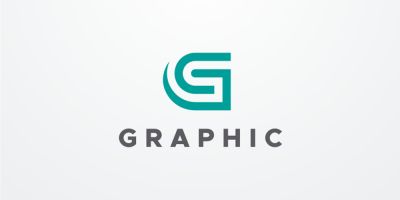Graphic Letter G Logo Design Vector v03