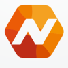 Letter N Hexagon Logo Design Vector v07