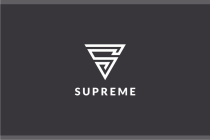 Supreme Letter S Triangle Logo Design Vector v06 Screenshot 2