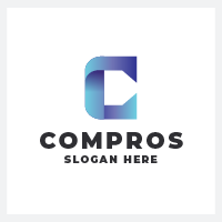 Professional Modern C Letter Logo