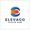 Abstract E Letter Logo