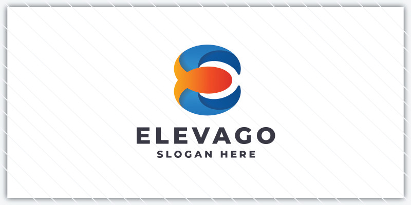 Abstract E Letter Logo