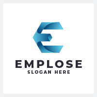 Pro Abstract Letter E Logo