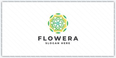 Abstract Floral Shape Logo