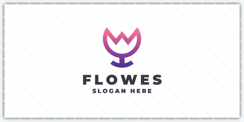Abstract Nature Flower Logo