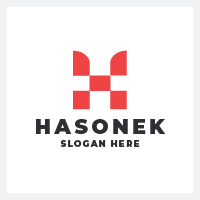 Geometric H Letter Logo
