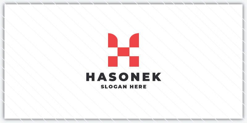 Geometric H Letter Logo