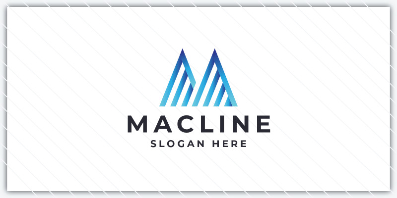 Geometric Letter M Logo