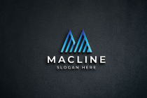 Geometric Letter M Logo Screenshot 1