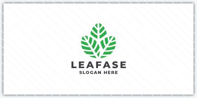 Organic Nature Leaves Logo