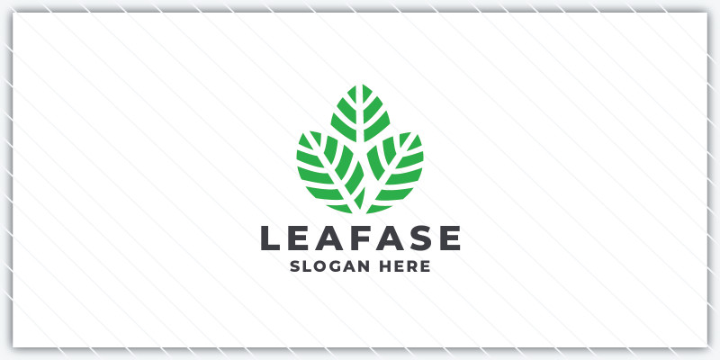 Organic Nature Leaves Logo