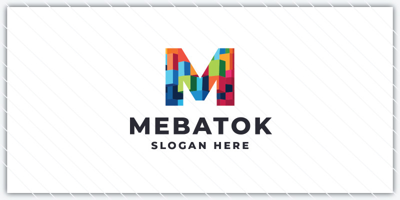 Abstract City Letter M Logo