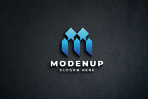 Modern Letter M Pro Logo Screenshot 1