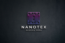 Geometric Square Tech Logo Screenshot 1