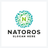 Leaf Letter N Logo