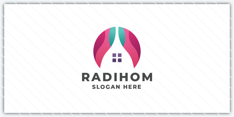Modern Home and Real Estate Logo