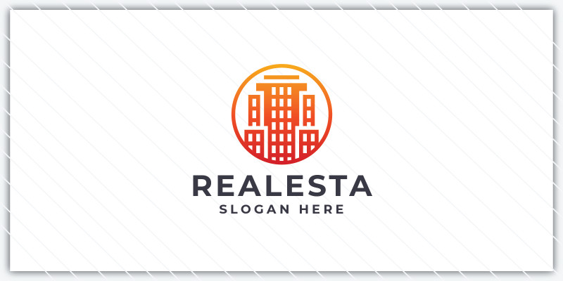 Modern Real Estate Building Logo