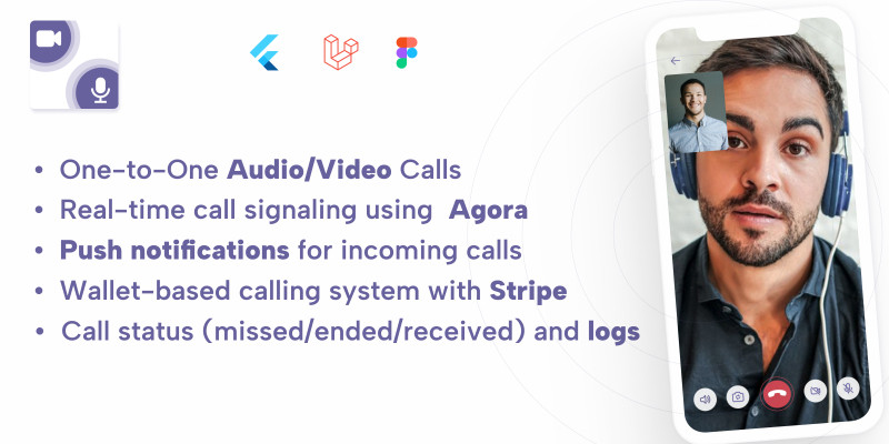 Video And Audio Calling App - Flutter