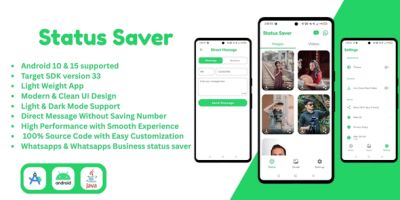 WhatsApp Status Saver – Android App Source Code