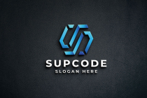 Modern S Letter Logo - Coding Tech Design Screenshot 1