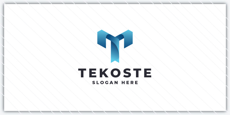 Modern T Letter Logo - Tech Digital Design