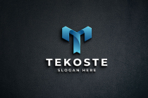 Modern T Letter Logo - Tech Digital Design Screenshot 1