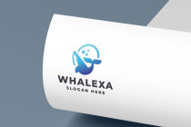 Modern Whale Logo - Digital Tech AI Design Screenshot 2