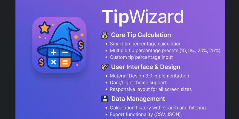 TipWizard - Tip Calculator Android Source Code