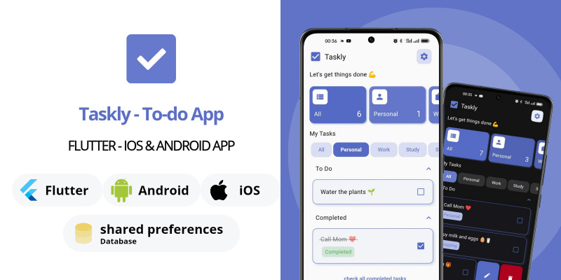 Taskly - To-do App - Flutter App Source Code