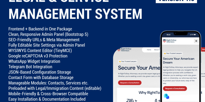 Legal & Service Management System
