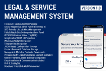 Legal & Service Management System Screenshot 2