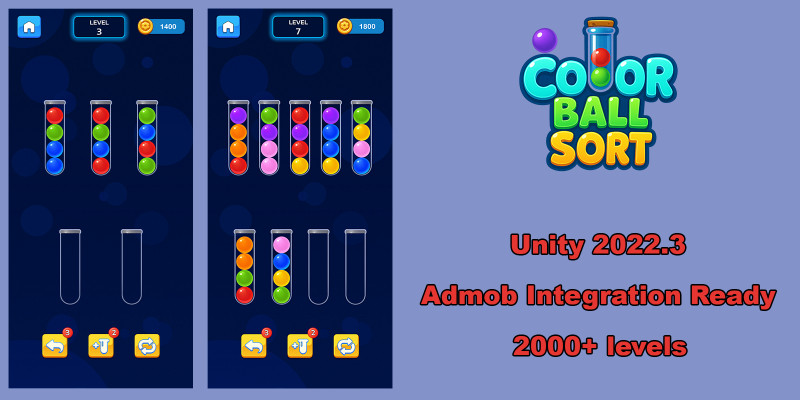 Color Ball Sort - Unity Source Code