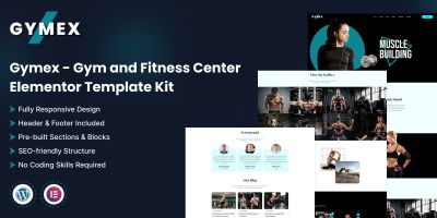 Gymex - Gym and Fitness Center Elementor Template