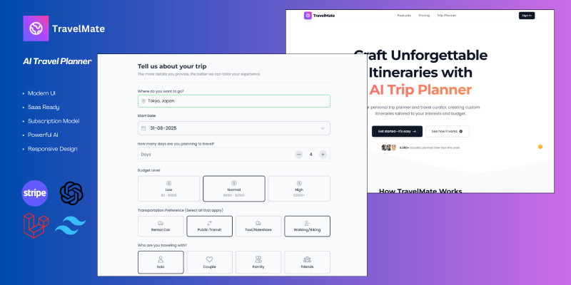 TravelMate -  AI Travel Planner