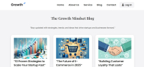 Groth - Responsive Portfolio Website Template Screenshot 1
