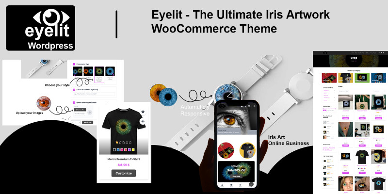 Eyelit The Ultimate Iris Artwork WooCommerce Theme