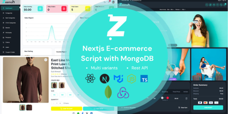 Zeemoh – NextJS E-Commerce Script  