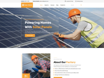 Solar World - Renewable Green Energy Elementor Kit Screenshot 1