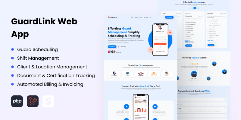 GuardLink Web App 