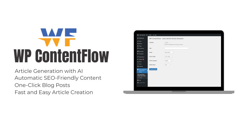 WP ContentFlow - WordPress Auto Gemini AI Article 