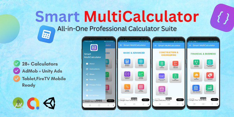 Smart MultiCalculator - Android Calculator App