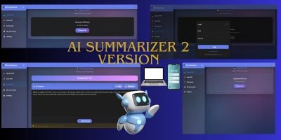 AI PDF Summarizer – Web  Mobile App 