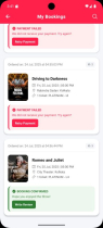 Events Shows Entry Tickets Online Booking APP UIUX Screenshot 9