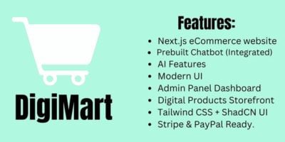DigiMart - Next.js Digital E-Commerce Store
